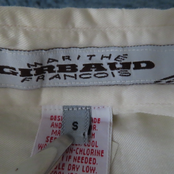 vintage rare 80s marithe girbaud made in usa sleeveless button up sz S  NWT - Picture 3 of 6